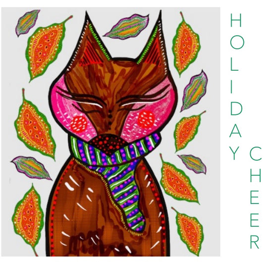 Holiday Fox Holiday Card