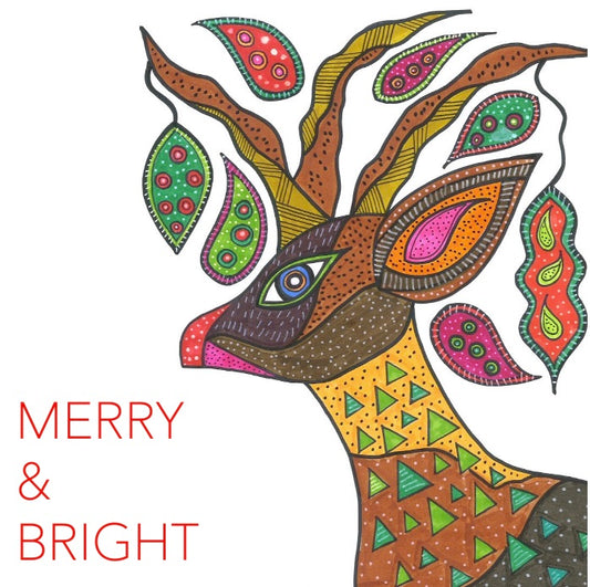 Holiday Reindeer Holiday Card